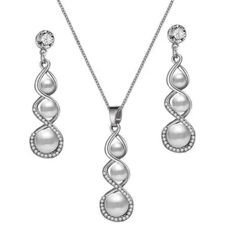Bohemian Pearl Jewelry Set for Special Occasions