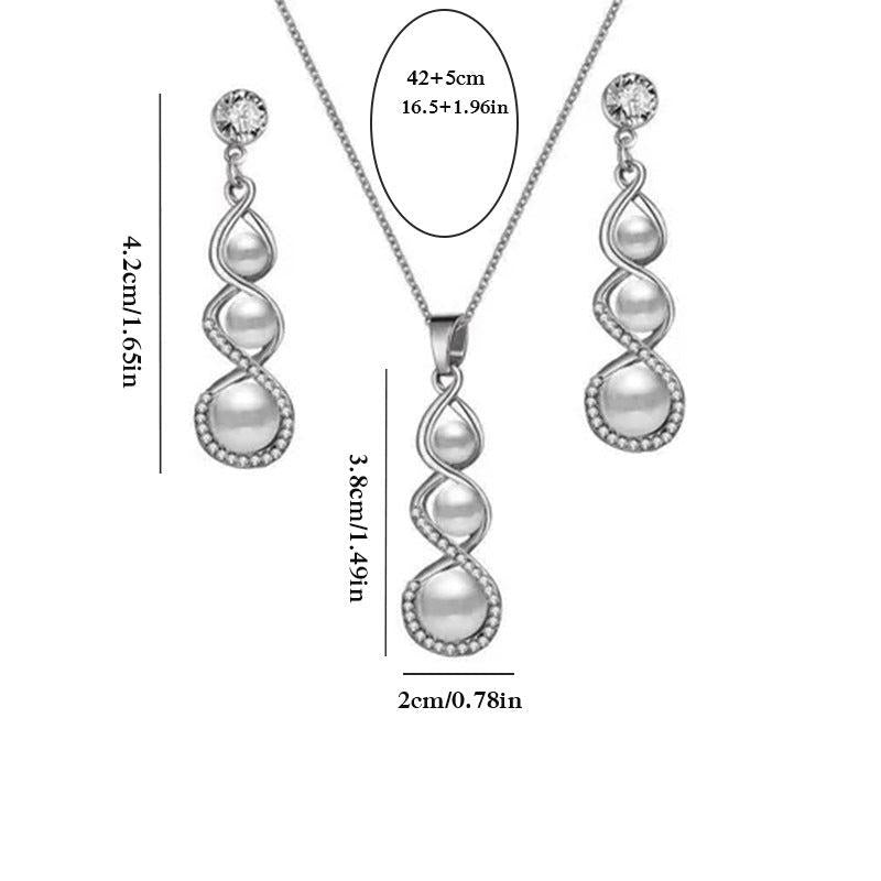 Bohemian Pearl Jewelry Set for Special Occasions