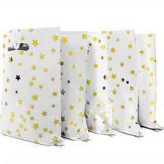 10pcs Stars Goodie Bags Treat Bags Candy Biscuit Cookie Bags