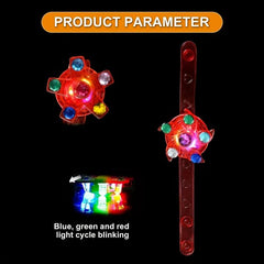 6pcs Glow in the Dark LED Light Up Bracelets for Kids Parties