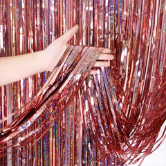 Rose Laser Rain Curtain - Event Decoration