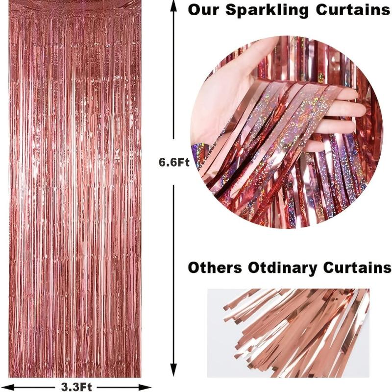Rose Laser Rain Curtain - Event Decoration