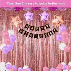 Rose Laser Rain Curtain - Event Decoration