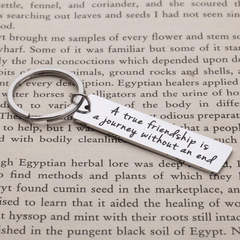 Friendship Keychain Birthday Christmas Gift for Women Men Teen Girls