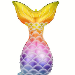 5pcs Mermaid Tail & Shell Shaped Balloons for Parties
