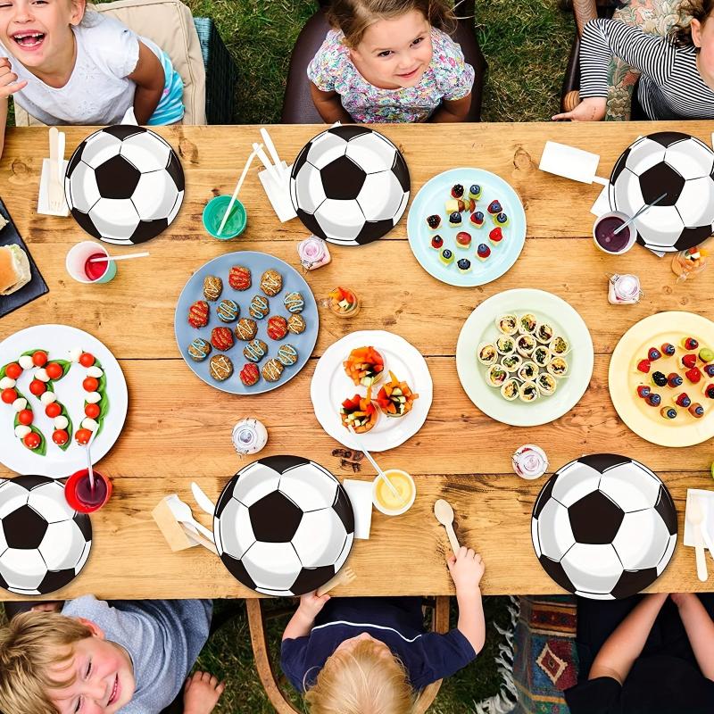 96pcs Football Party Supplies Kit Football Birthday Party Decorations