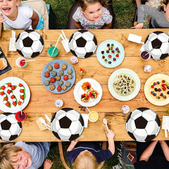 96pcs Football Party Supplies Kit Football Birthday Party Decorations