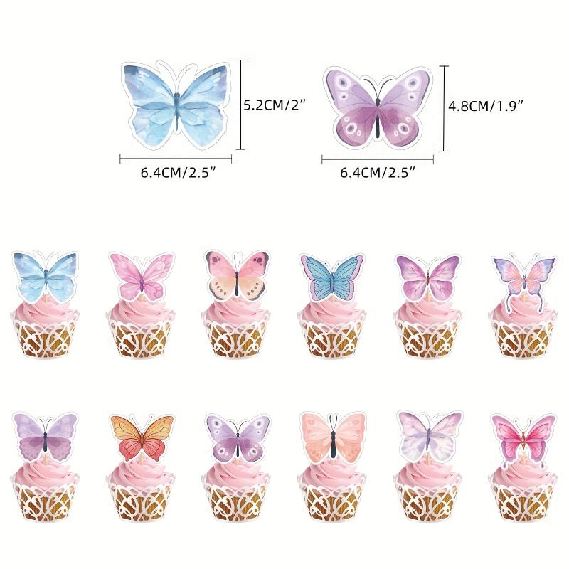 46pcs Butterfly Birthday Party Supplies for Unforgettable Celebration