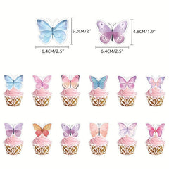 46pcs Butterfly Birthday Party Supplies for Unforgettable Celebration