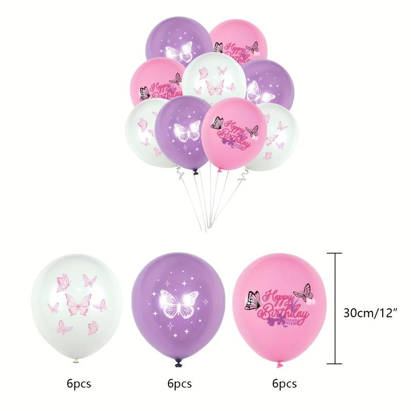 46pcs Butterfly Birthday Party Supplies for Unforgettable Celebration