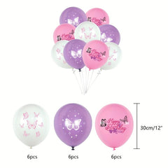 46pcs Butterfly Birthday Party Supplies for Unforgettable Celebration
