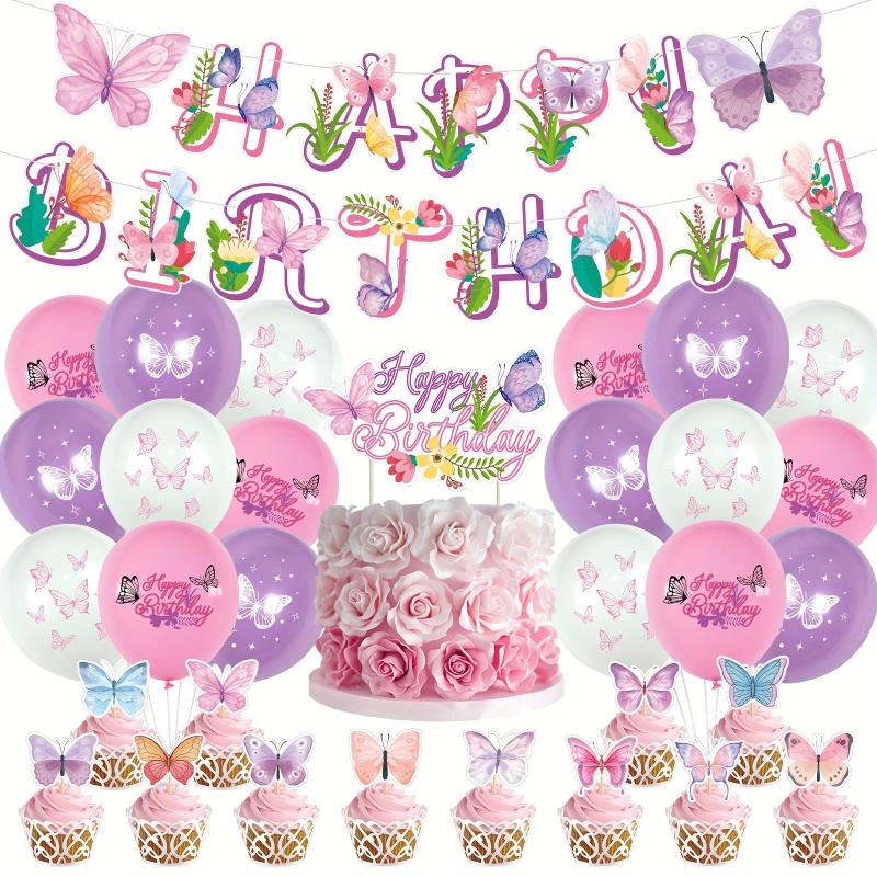 46pcs Butterfly Birthday Party Supplies for Unforgettable Celebration
