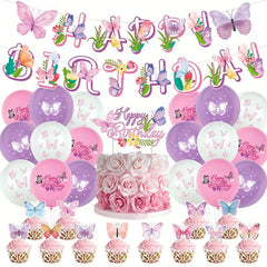 46pcs Butterfly Birthday Party Supplies for Unforgettable Celebration