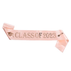 Graduation Belt with Golden Lettering Shoulder Strap - Perfect for Ceremony