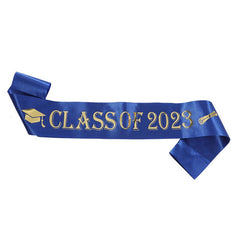 Graduation Belt with Golden Lettering Shoulder Strap - Perfect for Ceremony