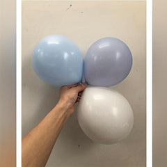 141pcs Grey Latex Balloon For Birthday Engagement Baby Shower Decor