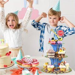 Dump Truck Cupcake Stand 3 Tier Holder