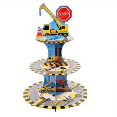 Dump Truck Cupcake Stand 3 Tier Holder