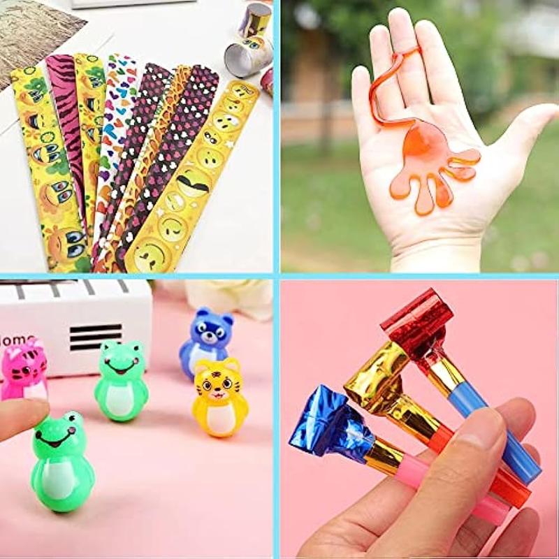 46pc Kids Party Favors Toy Assortment Bundle for Classroom Rewards and Carnival