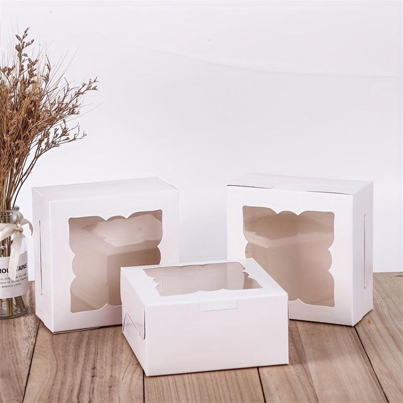 10pcs Candy Box with Window for Treats and Decorations