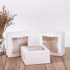 10pcs Candy Box with Window for Treats and Decorations