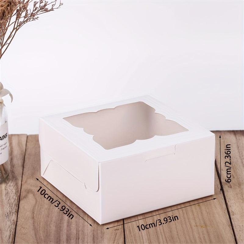 10pcs Candy Box with Window for Treats and Decorations