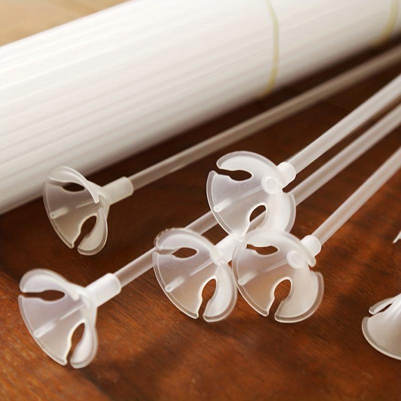 10Sets Transparent Balloon Holder Thickened Balloon Accessories Party Supplies