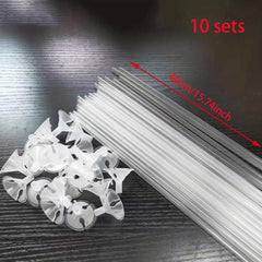 10Sets Transparent Balloon Holder Thickened Balloon Accessories Party Supplies