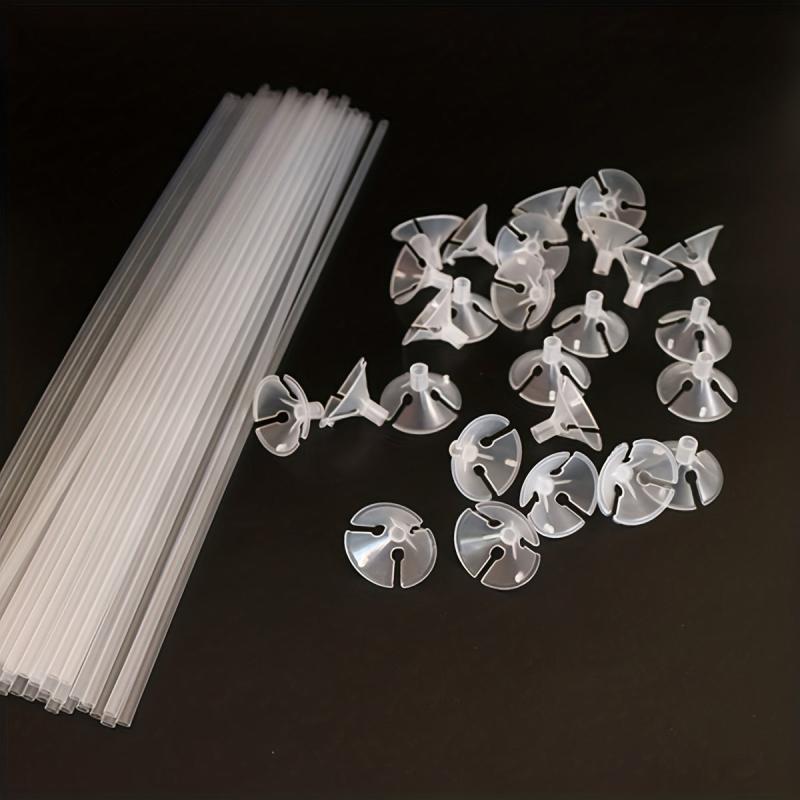 10Sets Transparent Balloon Holder Thickened Balloon Accessories Party Supplies