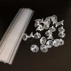 10Sets Transparent Balloon Holder Thickened Balloon Accessories Party Supplies