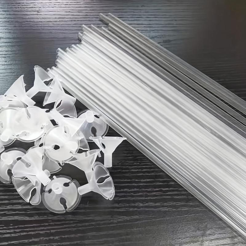 10Sets Transparent Balloon Holder Thickened Balloon Accessories Party Supplies