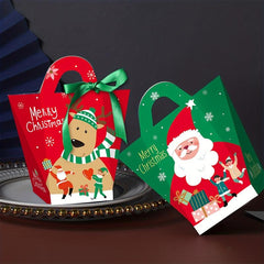 6pcs Christmas Candy Box Party Supplies Packaging Box Chocolate Favors Birthday