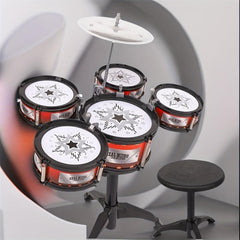 Kids Drum Kit Percussion Set for Ages 3-8