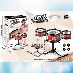 Kids Drum Kit Percussion Set for Ages 3-8