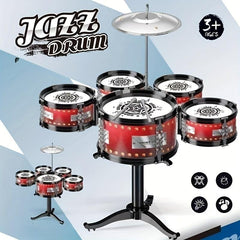Kids Drum Kit Percussion Set for Ages 3-8