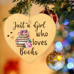 Heart Shaped Flower Love Bookshelf Ornament Wall Decor
