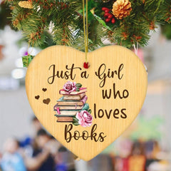 Heart Shaped Flower Love Bookshelf Ornament Wall Decor
