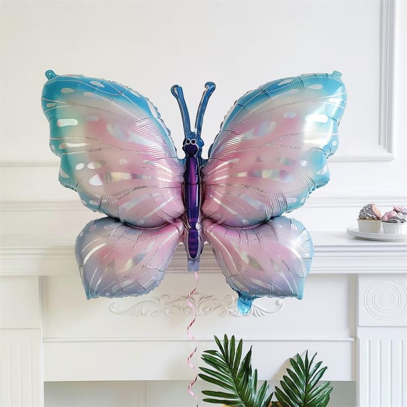 Large Butterfly Foil Balloon Colorful Party Decor Baby Shower Kids Toy