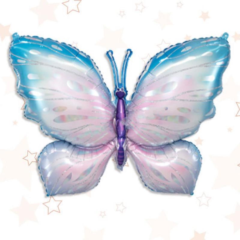Large Butterfly Foil Balloon Colorful Party Decor Baby Shower Kids Toy