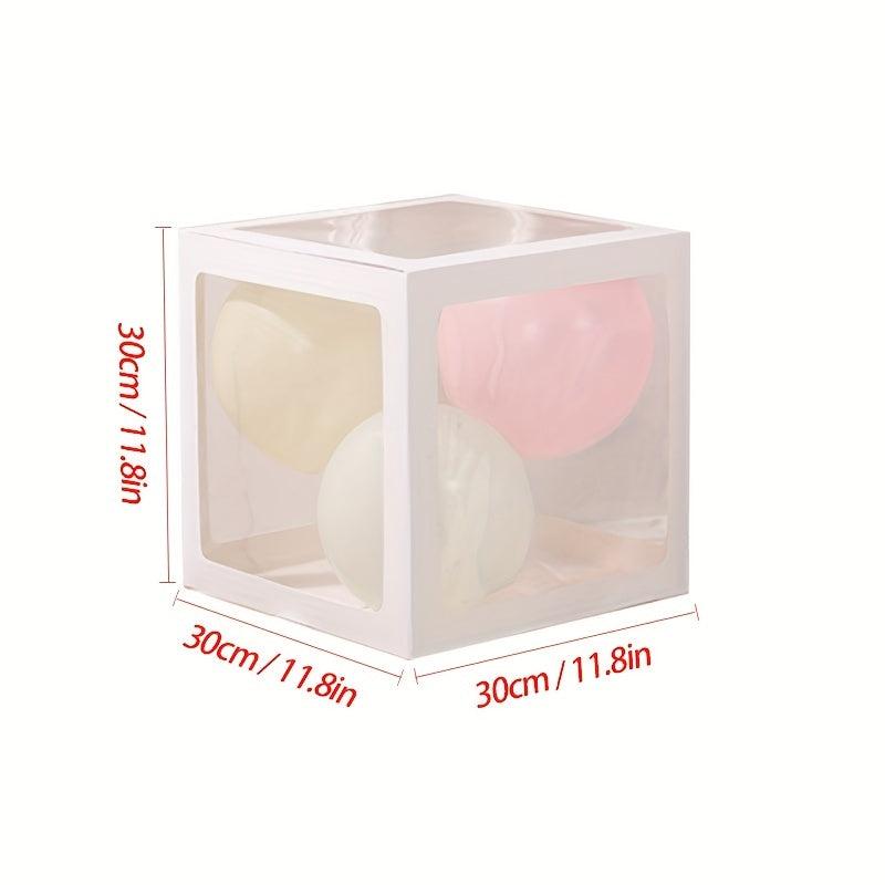 4pcs Balloon Boxes for Baby Shower/Wedding Party Decor
