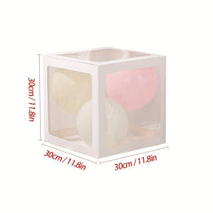 4pcs Balloon Boxes for Baby Shower/Wedding Party Decor