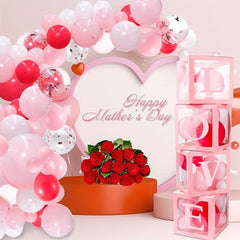4pcs Balloon Boxes for Baby Shower/Wedding Party Decor