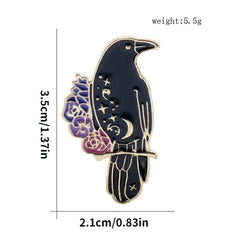 Bird Dress Brooch Bag Accessory Birthday Gift