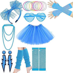 80s Fancy Dress For Women - 1980s Party Costume Set