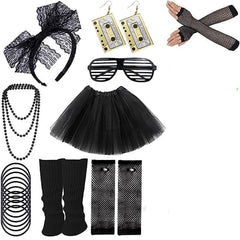 80s Fancy Dress For Women - 1980s Party Costume Set