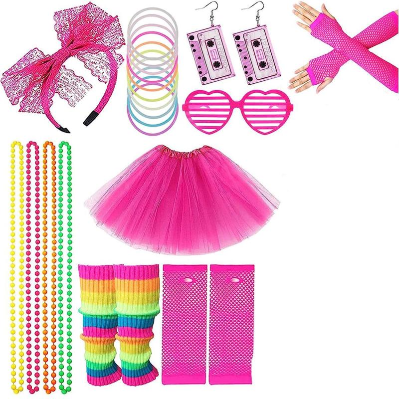 80s Fancy Dress For Women - 1980s Party Costume Set