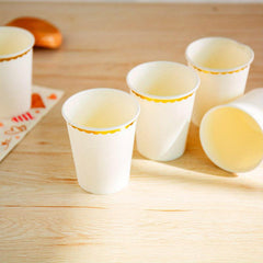 Bronzing Pattern 9oz Paper Cup Disposable Party Supplies
