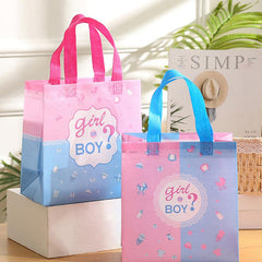 1pc Gender Reveal Party Tote Bag Small Business Supplies Shopping Bag