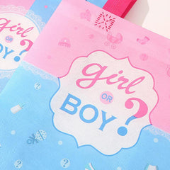 1pc Gender Reveal Party Tote Bag Small Business Supplies Shopping Bag