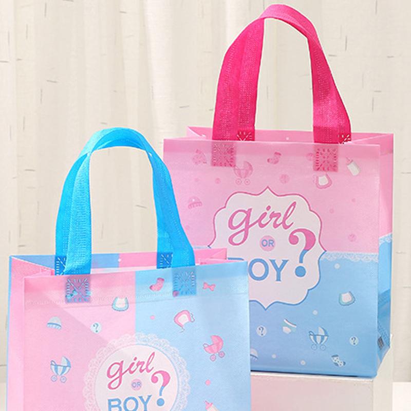 1pc Gender Reveal Party Tote Bag Small Business Supplies Shopping Bag